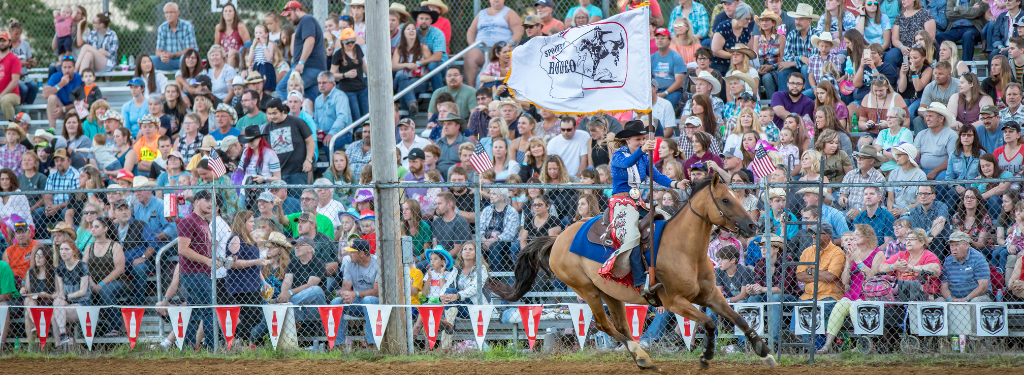 Royalty Lap at Spooner Rodeo, Washburn County; Photo: James Netz Photography